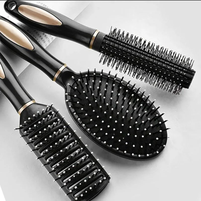 Escova AirCare – Massagem Capilar, Antiestática e Suporte para Cachos