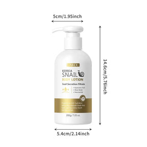 Moisturizing Snail Body Lotion Whitening Lotion Soothes Skin Rejuvenating Repair Skin Lightening Body Cream Skin Care