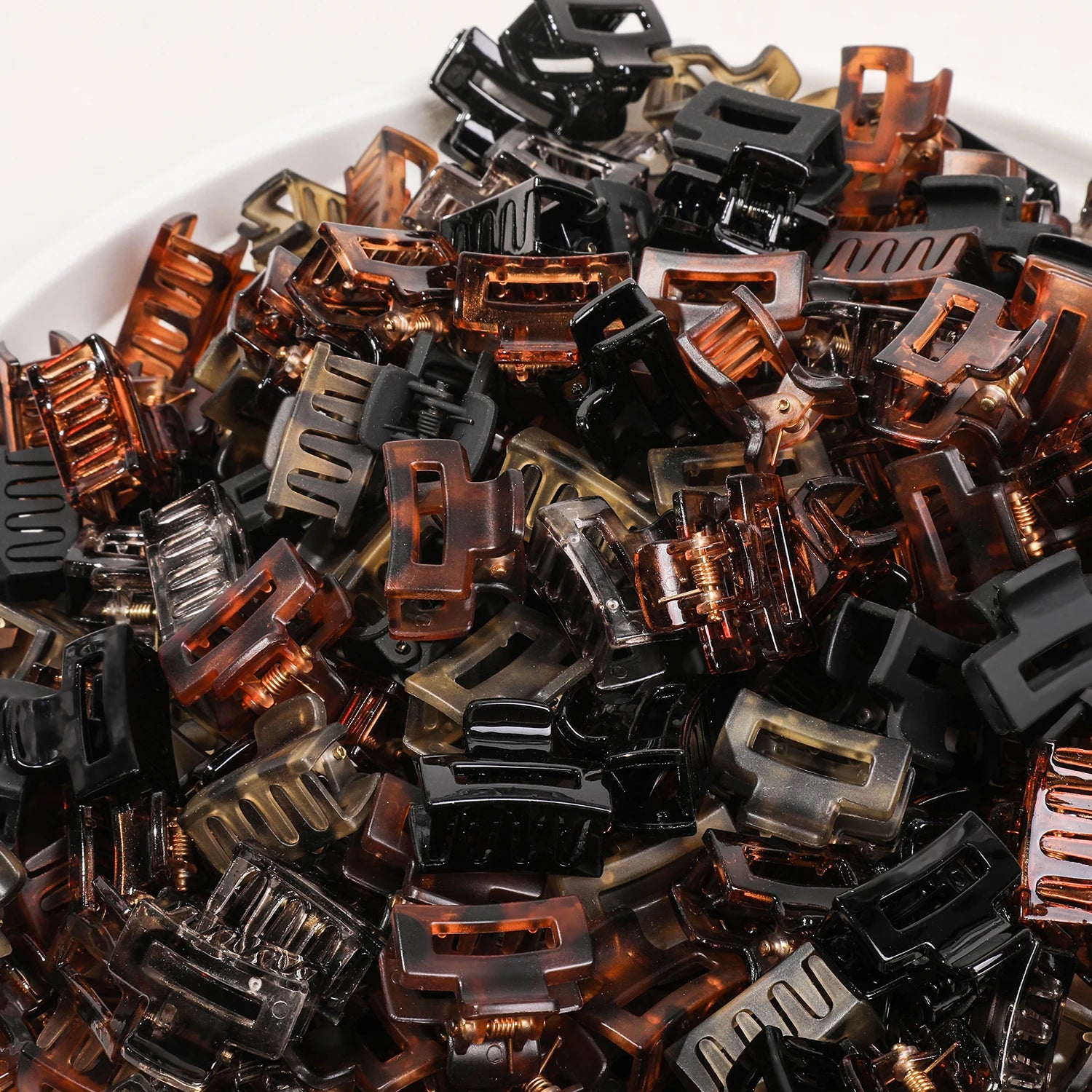 Mini Presilhas Flor para Cabelo – Kit com Presilhas Antimarcas para Franjas e Penteados