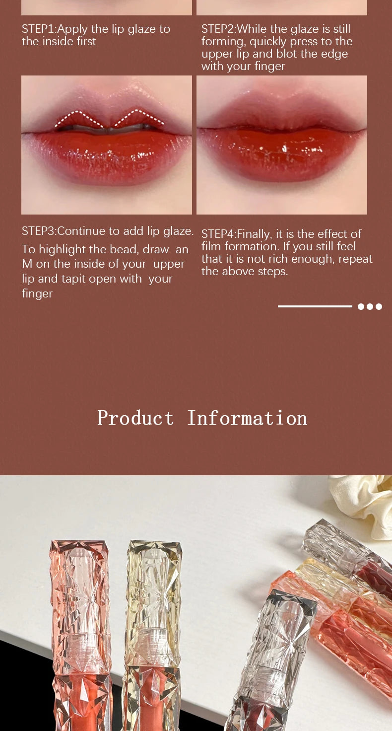 Lip Gloss Transparente 1,8g – Hidratante, Duradouro e À Prova d’Água