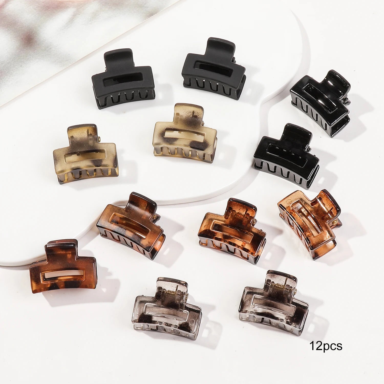 Mini Presilhas Flor para Cabelo – Kit com Presilhas Antimarcas para Franjas e Penteados