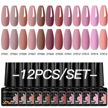 Kit 12 Unidades de Esmaltes em Gel MEET ACROSS – Cores Neon Macaron