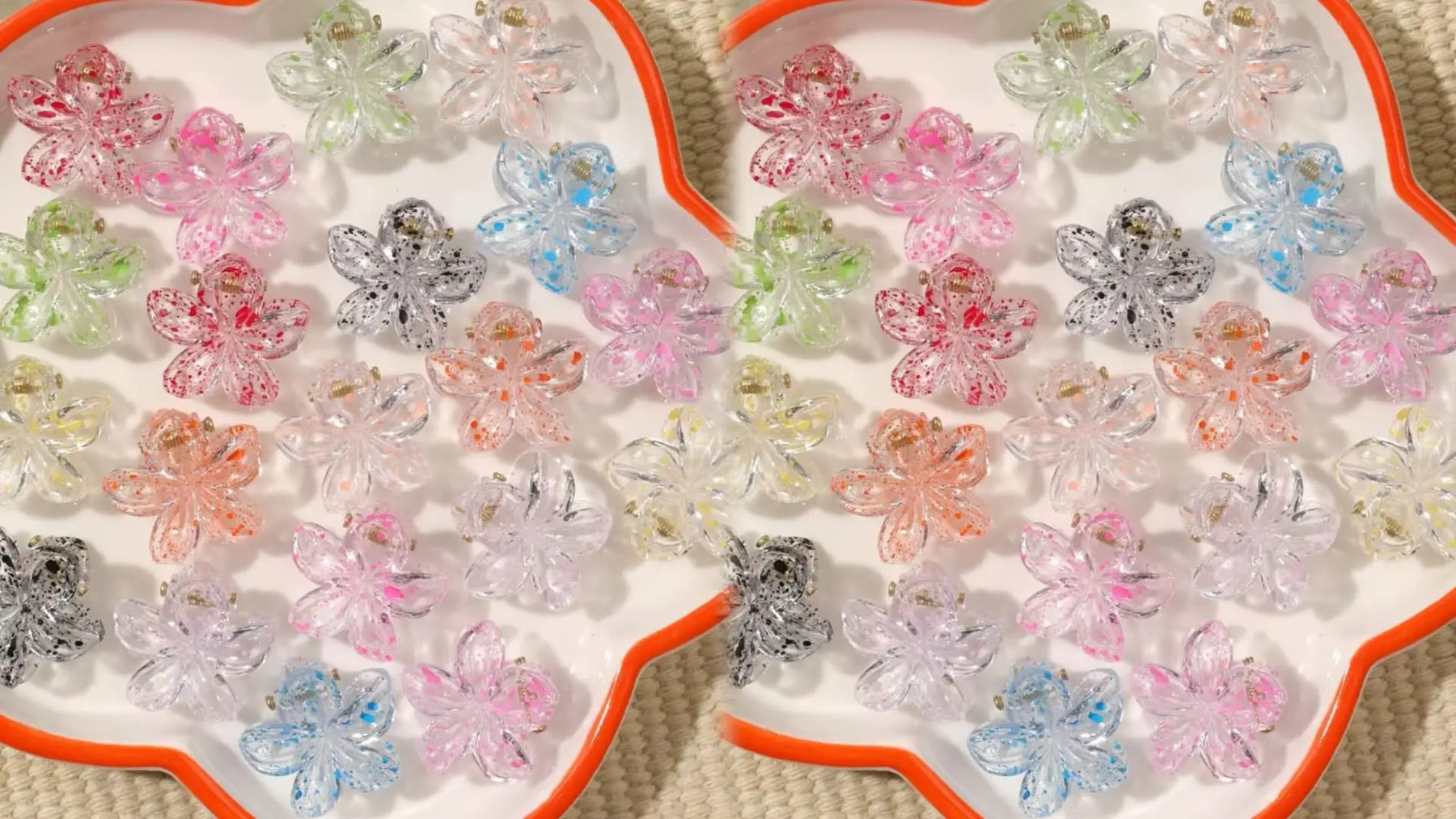 Mini Presilhas Flor para Cabelo – Kit com Presilhas Antimarcas para Franjas e Penteados