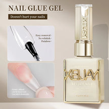 15ml Glass Top Coat Long Lasting Clear Rubber Top Coat LED UV Strengthen Nails High Gloss Top Finish Gel Nail Polish