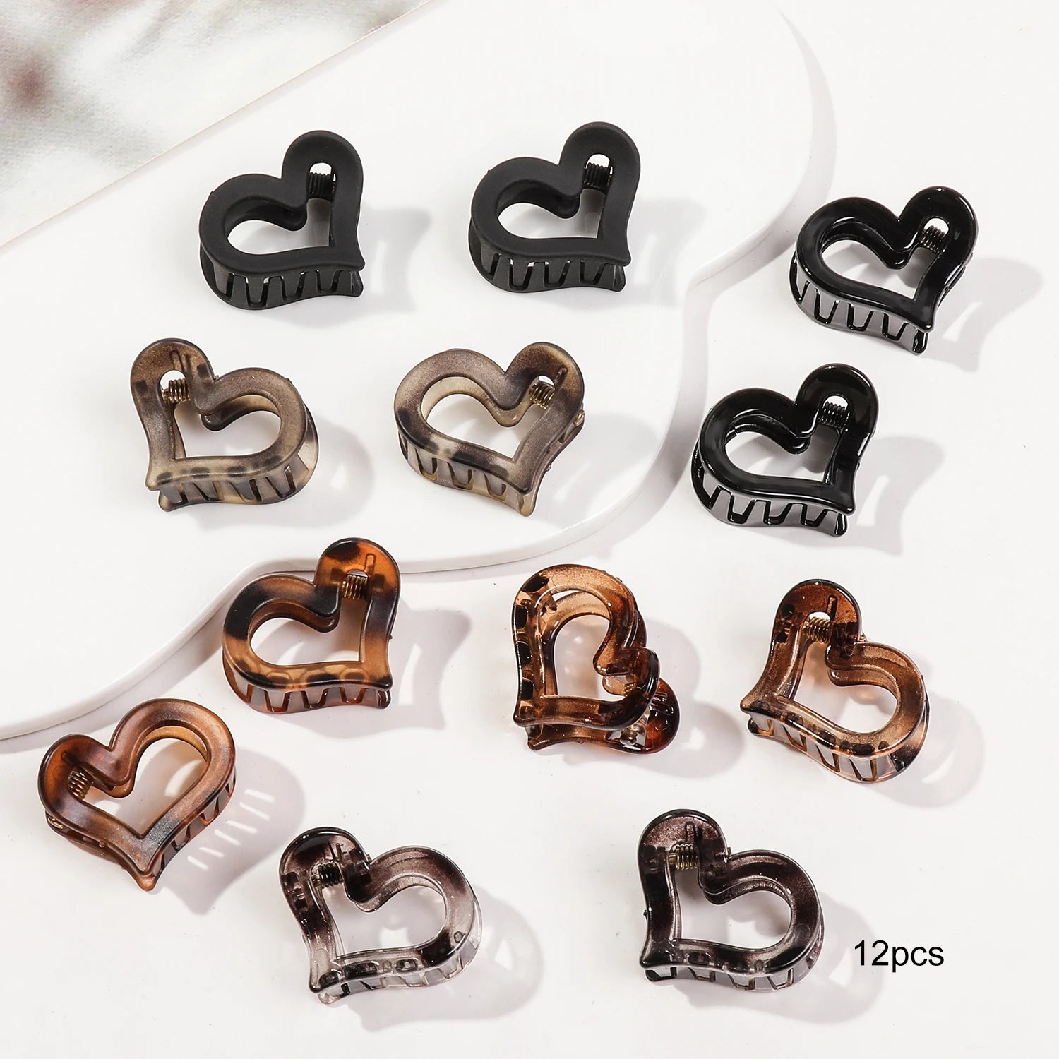 Mini Presilhas Flor para Cabelo – Kit com Presilhas Antimarcas para Franjas e Penteados