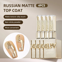 15ml Glass Top Coat Long Lasting Clear Rubber Top Coat LED UV Strengthen Nails High Gloss Top Finish Gel Nail Polish