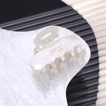 Presilha de Cabelo Vermelha em Acetato – 5,5cm | Estilo Coreano para Mulheres e Garotas