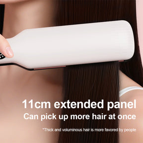 Minhuang Hair Straightener 2-in-1 Professional Ceramic Flat Iron Fast Heat Treatment Hair Styling Tool For Wet or Dry Hair