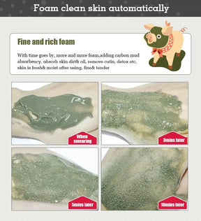 Máscara Facial de Argila Efervescente BIOAQUA – Hidratação, Controle de Oleosidade e Remoção de Cravos