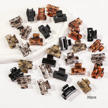 Mini Presilhas Flor para Cabelo – Kit com Presilhas Antimarcas para Franjas e Penteados