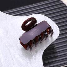 Presilha de Cabelo Vermelha em Acetato – 5,5cm | Estilo Coreano para Mulheres e Garotas