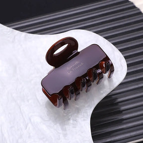 Presilha de Cabelo Vermelha em Acetato – 5,5cm | Estilo Coreano para Mulheres e Garotas