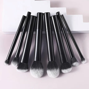 Professional Makeup Brush Set 8pcs Vegan Synthetic Bristles for Foundation Blush Eyeshadow,Easy Clean Soft Face Eye CosmeticKits