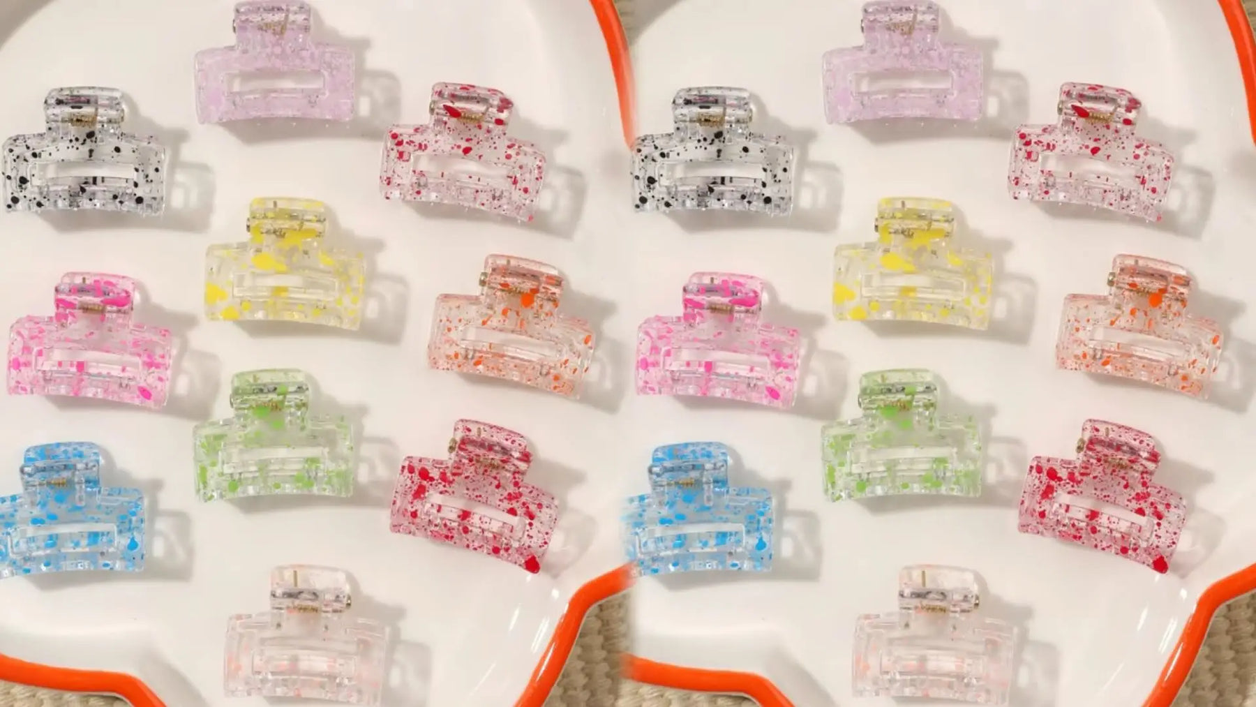 Mini Presilhas Flor para Cabelo – Kit com Presilhas Antimarcas para Franjas e Penteados