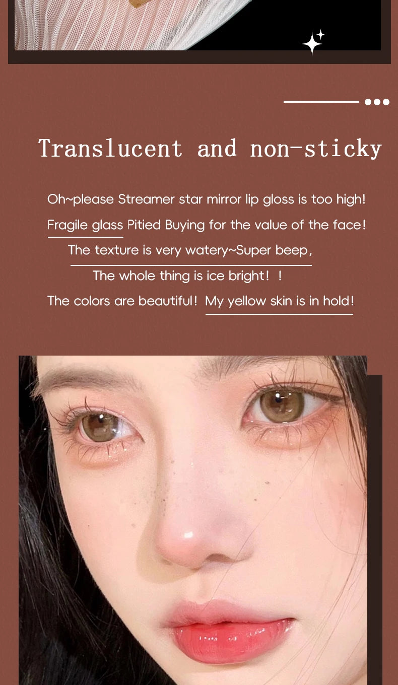 Lip Gloss Transparente 1,8g – Hidratante, Duradouro e À Prova d’Água