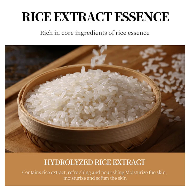 Kit 20 Máscaras Faciais Noturnas BIOAQUA Rice – Hidratação, Firmeza e Iluminação da Pele