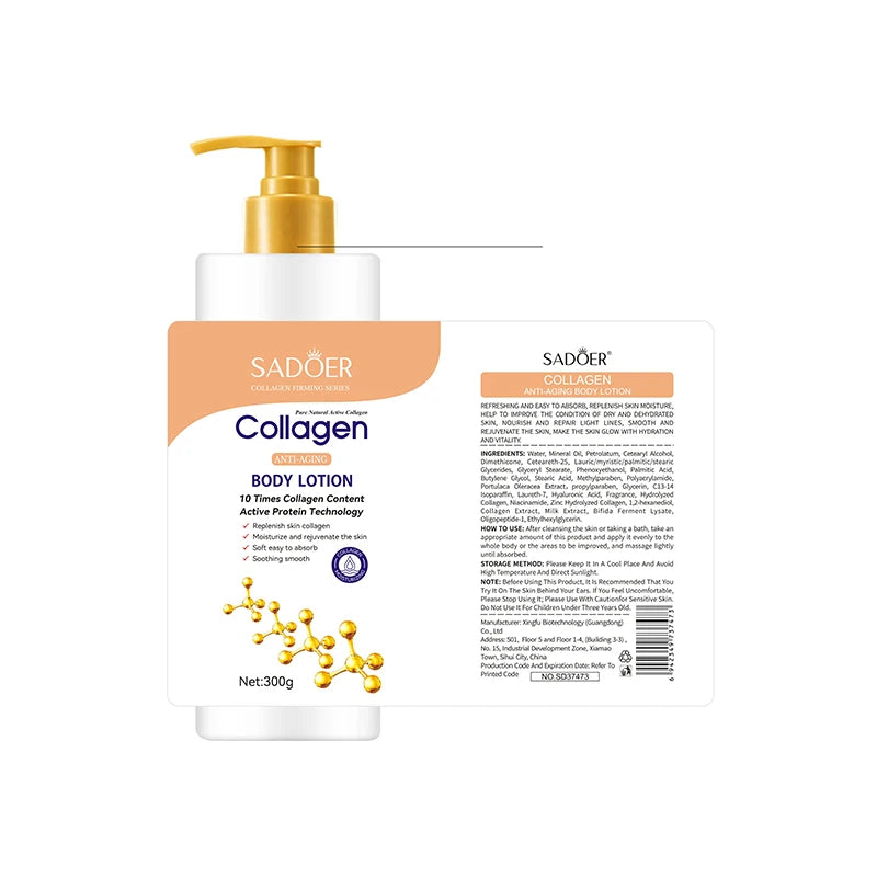 Moisturizing Snail Body Lotion Whitening Lotion Soothes Skin Rejuvenating Repair Skin Lightening Body Cream Skin Care