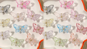 Mini Presilhas Flor para Cabelo – Kit com Presilhas Antimarcas para Franjas e Penteados