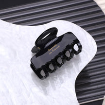 Presilha de Cabelo Vermelha em Acetato – 5,5cm | Estilo Coreano para Mulheres e Garotas