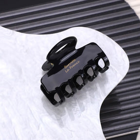 Presilha de Cabelo Vermelha em Acetato – 5,5cm | Estilo Coreano para Mulheres e Garotas