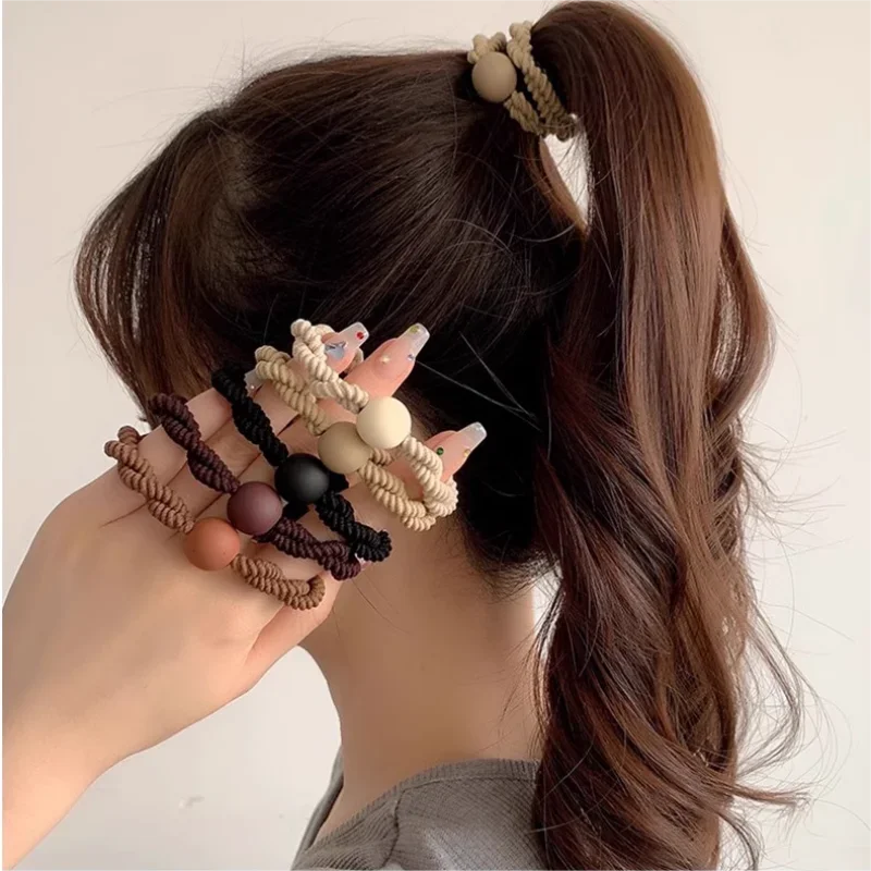 Kit com 10 Elásticos de Cabelo em Couro Sintético – Alta Elasticidade e Durabilidade